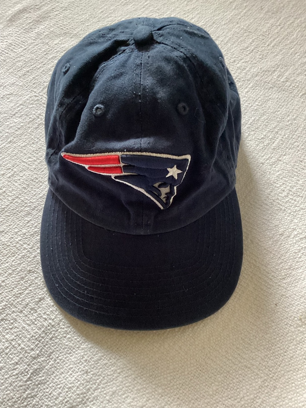 NFL New England Patriots Hat Cap Adjustable Strap Back Blue SZ OSFM